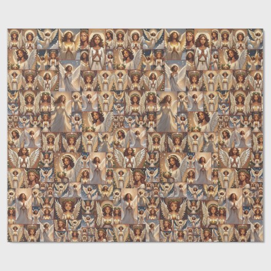 Schöne WeihnachtsAngels Geschenkpapier (Flach)