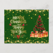Schöne Weihnachtsbaum Holiday Postcard Postkarte (Vorderseite)