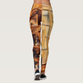 Schöne Weihnachtsbaum-Leggings Leggings (Rückseite)