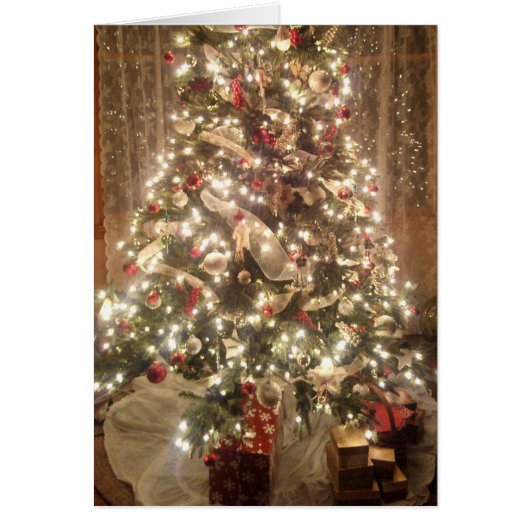 Schöne Weihnachtsbaum Traditionelle Gruß (Vorne)