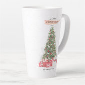 Schöne Weihnachtsbaum Wasserfarbener Urlaub Milchtasse (Rechte Ecke)