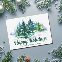 Schöne Weihnachtsbäume Landschaft Individuelles Un