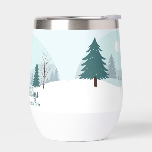 Schöne Weihnachtsbäume Winterurlaub Party (Links)