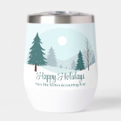 Schöne Weihnachtsbäume Winterurlaub Party (Vorderseite)