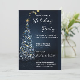 Schöne Weihnachtsbaumfeier Einladung