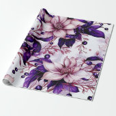 Schöne Weihnachtsblume Geschenkpapier (Ungerollt)