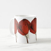 Schöne Weihnachtsblume Kaffeetasse (Vorderseite Links)