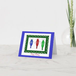 Schöne Weihnachtsdekoration Feiertagskarte