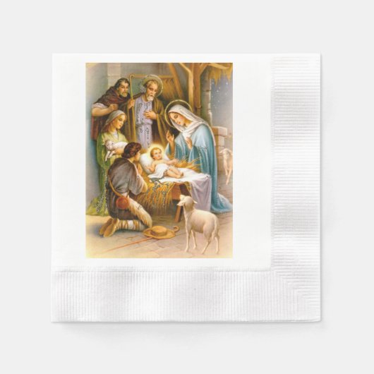 Schöne Weihnachtsdekoration Serviette (Vorderseite)