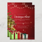 Schöne Weihnachtseinladung Einladung (Vorne/Hinten)