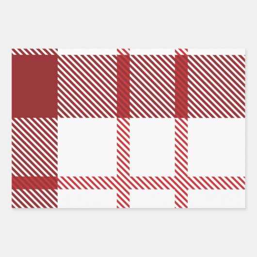 Schöne Weihnachtselemente in Roter Farbe Geschenkpapier Set (Vorderseite 2)