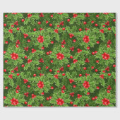 Schöne Weihnachtsfeier Geschenkpapier (Flach)