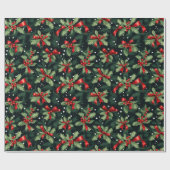 Schöne Weihnachtsfeier Geschenkpapier (Flach)