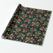 Schöne Weihnachtsfeier Geschenkpapier (Ungerollt)