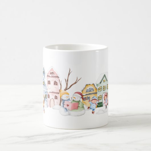 Schöne Weihnachtsfeier-Tasse Kaffeetasse (Mittel)