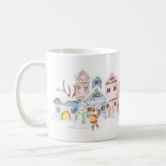 Schöne Weihnachtsfeier-Tasse Kaffeetasse (Links)