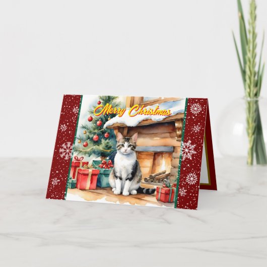 Schöne Weihnachtsfeiertage Alte Sammlung Karte (Vorderseite)