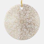 Schöne Weihnachtsfeiertage mit Gold Star Keramik Ornament (Hinten)