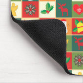 Schöne Weihnachtsfiguren Mousepad (Ecke)