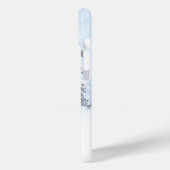 Schöne Weihnachtsfrau über den Winterschnee Case-Mate iPhone Hülle (Rückseite / Links)