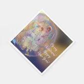 Schöne Weihnachtsfreude Phantastisch Elegantes Par Serviette (Ecke)