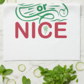 Schöne Weihnachtsfrösche mit Weihnachtsdesign Geschirrtuch (Gefaltet)