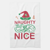 Schöne Weihnachtsfrösche mit Weihnachtsdesign Geschirrtuch (Vertikal)