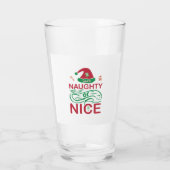 Schöne Weihnachtsfrösche mit Weihnachtsdesign Glas (Rückseite)