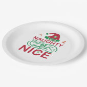 Schöne Weihnachtsfrösche mit Weihnachtsdesign Pappteller (Schrägansicht)