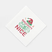 Schöne Weihnachtsfrösche mit Weihnachtsdesign Serviette (Ecke)