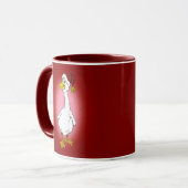 Schöne Weihnachtsgans Tasse (Vorderseite Links)