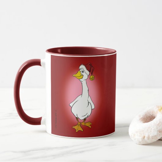 Schöne Weihnachtsgans Tasse (Mit Donut)