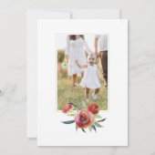 Schöne Weihnachtsgebirge 2 Fotos Feiertagskarte (Rückseite)