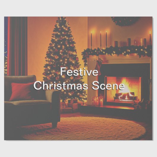 Schöne Weihnachtsgeschenke Geschenkpapier (Flach)