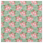 Schöne Weihnachtsglocken Stoff (Nahaufnahme)