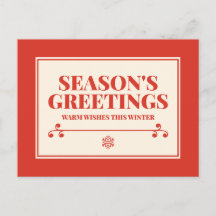 Schöne Weihnachtsgrüße Typografie