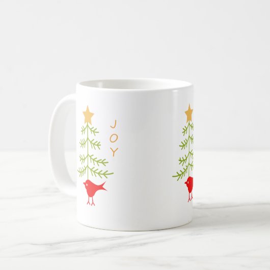 Schöne Weihnachtskaffee-Tasse Kaffeetasse (Vorderseite Links)