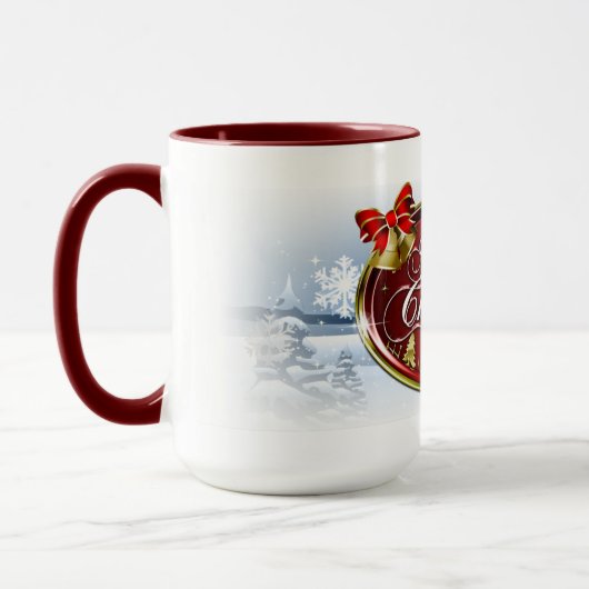 Schöne Weihnachtskaffee-Tasse Tasse (Links)