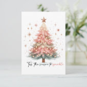 Schöne Weihnachtskarte (Stehend Vorderseite)