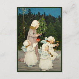 Schöne Weihnachtskarte Einladung