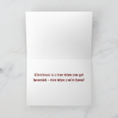 Schöne Weihnachtskarte! Feiertagskarte (Innenseite)