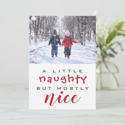 Schöne Weihnachtskarte Feiertagskarte (Stehend Vorderseite)