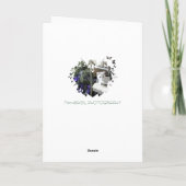 Schöne Weihnachtskarte! Feiertagskarte (Rückseite)