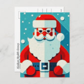 Schöne Weihnachtskarte Feiertagspostkarte (Vorne/Hinten)