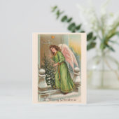 Schöne Weihnachtskarte Feiertagspostkarte (Stehend Vorderseite)