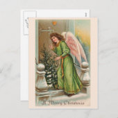 Schöne Weihnachtskarte Feiertagspostkarte (Vorne/Hinten)