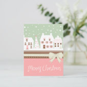 Schöne Weihnachtskarte Feiertagspostkarte (Stehend Vorderseite)