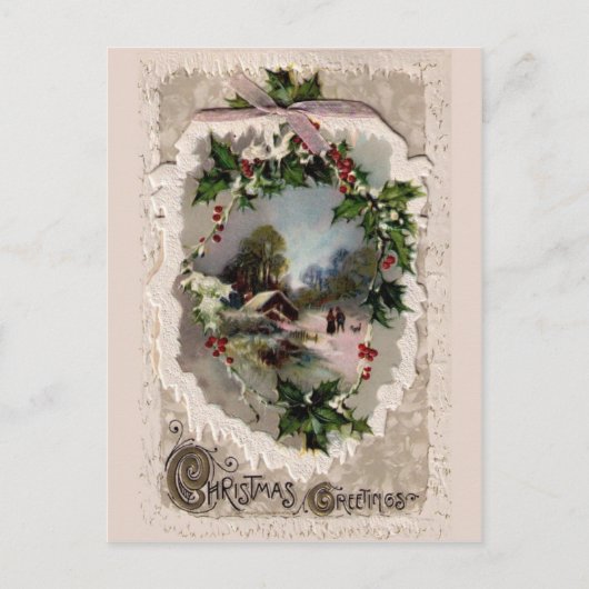 Schöne Weihnachtskarte Feiertagspostkarte (Vorderseite)