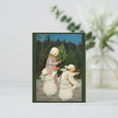 Schöne Weihnachtskarte Feiertagspostkarte (Stehend Vorderseite)