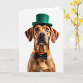 Schöne Weihnachtskarte für Hunde Karte (Gelbe Blume)